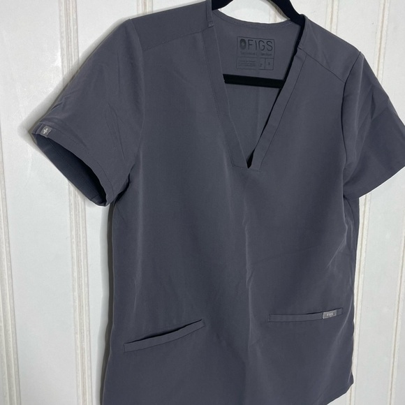 Figs Casma V Neck Pocket Front Scrub Top 091 - Picture 10 of 10